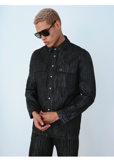 LOFT Oversize Fit Erkek Gömlek U.kol Lf2038037 Q1.v1 Denim
