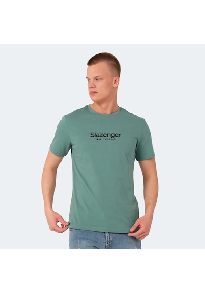 Slazenger VOITTO Erkek  Su Yeşili Tişört