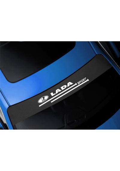 Lada Karbon Ön Cam Oto Sticker (423674845)