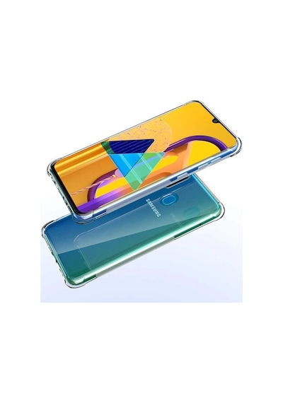 Hepsi Ally Samsung Galaxy Uyumlu M30s Anti-drop Darbe Emici Silikon Kılıf- 5775 Najmaddin Şeffaf