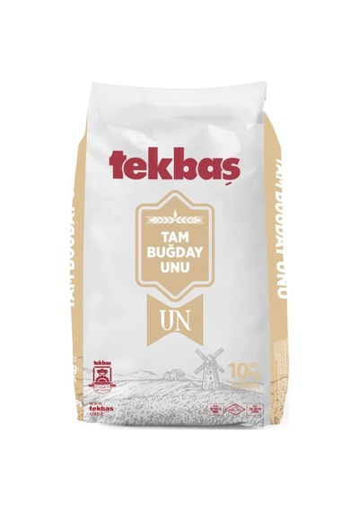 Tekbaş Un Tam Buğday Unu 10 KG Tekbaş Un Tam Buğday Unu 10 KG