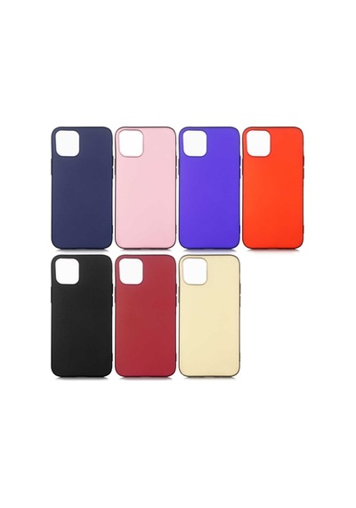 Apple Uyumlu iPhone 12 Mini Kılıf Zore Premier Silikon Kapak-Siyah