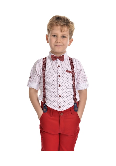 Renkli Pantolon Gömlekli Erkek Çocuk Takım 001