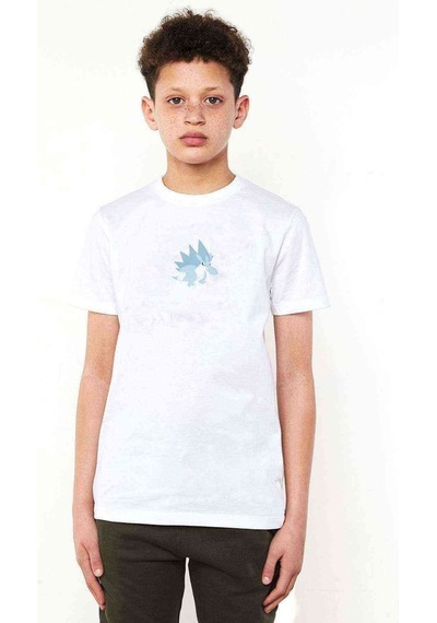 Tshirthane Sandslash Baskılı Unisex Çocuk Beyaz T-Shirt