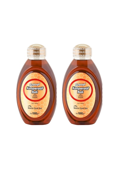Binboğa Kooperatif Süzme Çiçek Balı 2 x 1 KG