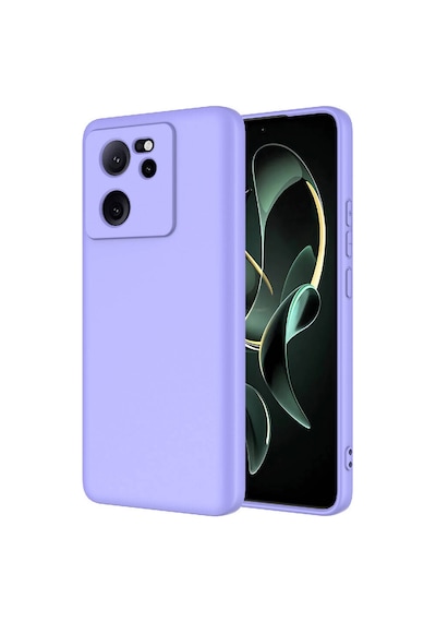 Xiaomi Mi 13t Pro Kılıf Yumuşak Silikon Kamera Korumalı Lansman Pazarplus Lila