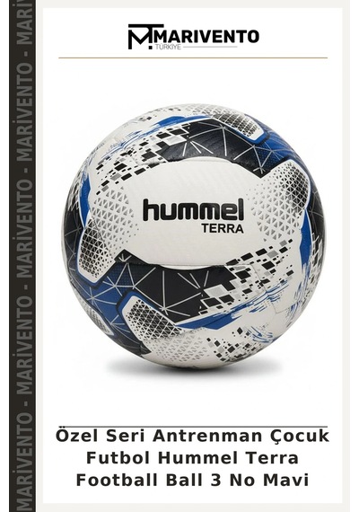 Özel Seri Antrenman Çocuk Futbol Hummel Terra Football Ball 3 No Mavi