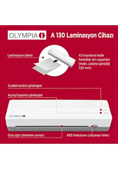 A130 Combo Laminasyon Makinesi Ve Giyotin Makinesi