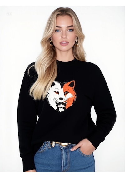 Ogc Tilki Unisex Sweatshirt Siyah