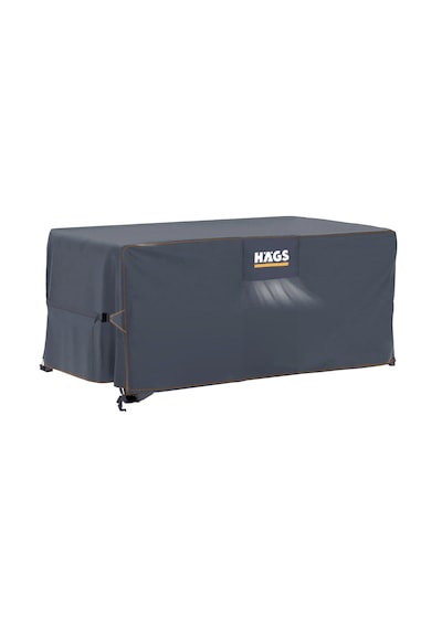 Haegs Bahçe Mobilyası Örtüsü, 250-210-90cm, Ağır Hizmet Oxford Kumaş, Su Geçirmez, Dış Mekan Veranda Masa Örtüsü, Havalandırmalı Masa Ve Sandalye Koruma Kılıfı Gri