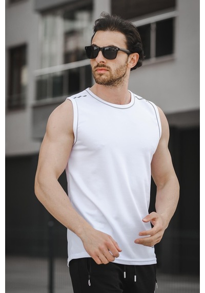 Mozi Mikro Polyester Slim Fit Performans Antrenman Sporcu Erkek Atlet 001
