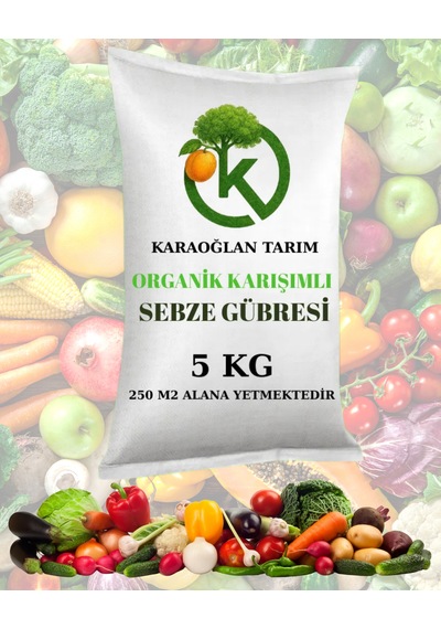 Sebze Gübresi Organomineral Katı Granül Domates Biber Salatalık G