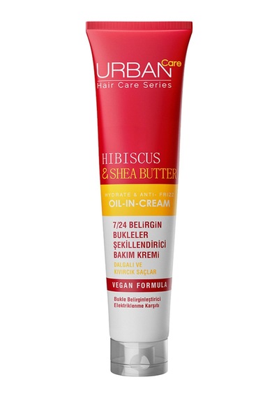 Urban Care Curl Hibiscus 7/24 Durulanmayan Bakım Kremi175ml - 8 Adet Tarı