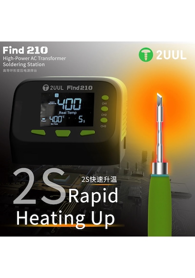 2uul Fd01 Find210 60w Ac Transformatörlü Lehimleme İstasyonu