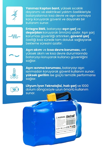 Drift Car Bataryası 36v 4.400mah Standart Kapasite