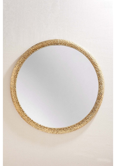 Pasabahce Dalga Ayna M Gold 67.5x67.5 Cm - 1 Adet Sarı
