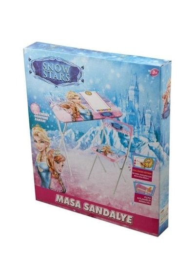 Masa Ders Çalışma Masası Sandalye Snow Star Çalışma Masası Masa Ders Çalışma Masası Sandalye Snow Star Çalışma Masası