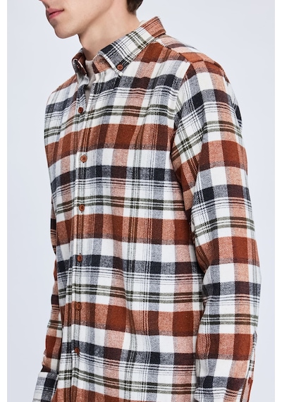 Hatemoğlu Kiremit Slim Fit Kareli Düğmeli Yaka Uzun Kollu Pamuklu Gömlek 19151010024a 872 1964078 Kiremit Hatemoğlu Kiremit Slim Fit Kareli Düğmeli Yaka Uzun Kollu Pamuklu Gömlek 19151010024a 872 1964078 Kiremit