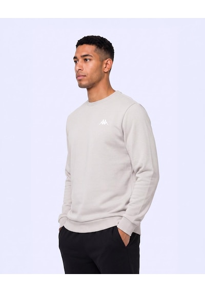 Kappa Tanner Erkek Taş Rengi Regular Sweatshirt