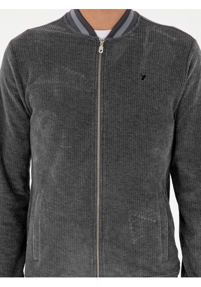 Cacharel Erkek Antrasit Sweatshirt 50292493-vr006 Gri