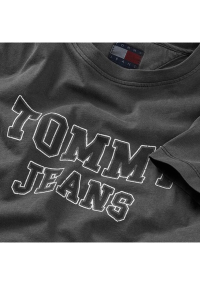 Tommy Hilfiger Tjw Reg Varsity Ext Antrasit Kadın T-shirt-9520 Antrasit