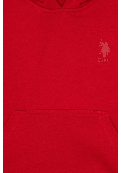 U.s. Polo Assn. Erkek Çocuk Kırmızı Sweatshirt 50313941-vr171 Basıc Kırmızı