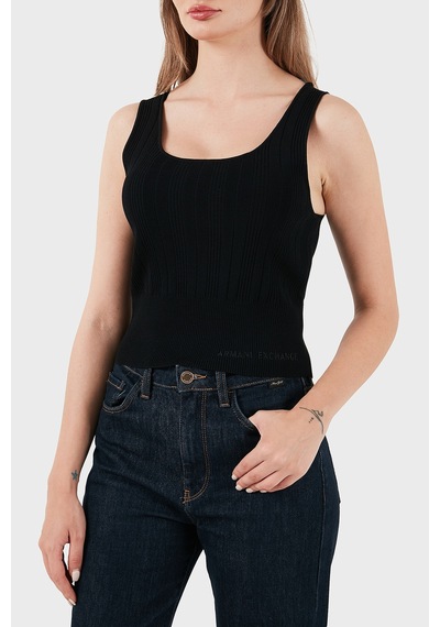 Armani Exchange Bayan Top Xw001303 Af10352 Uc001 Siyah Siyah
