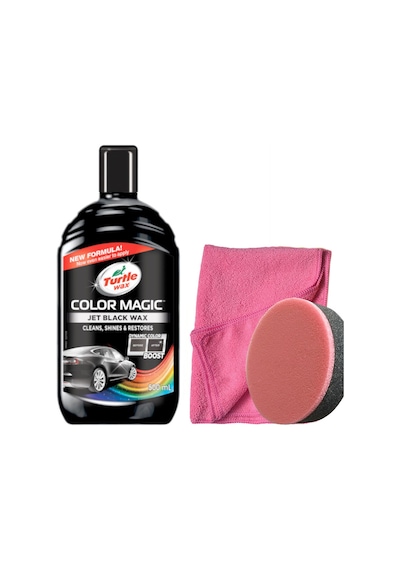 Turtle Wax Renk Yenileyici Siyah Cila 500 ML + Uygulama Süngeri