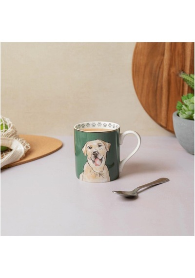 Mikasa Fine China 280 Ml Düz Taraflı Kupa Labrador Yeşil