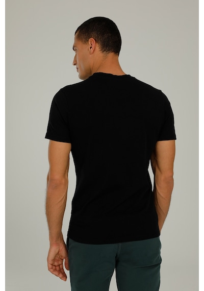 Superfly 22540-Men Tshırt Black Wh Beyaz Erkek Kısa Kol T-Shirt Çok Renkli