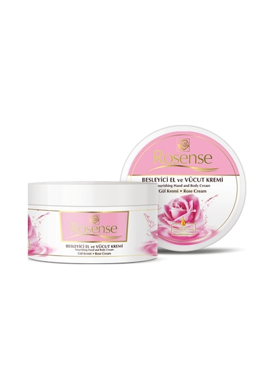 Rosense Gül Özlü Besleyici El ve Vücut Kremi 250 ML