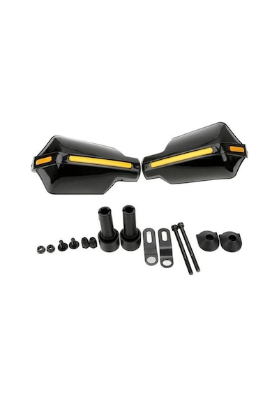 Universal Motosiklet Elcik Koruma Siyah Sarı Ss01