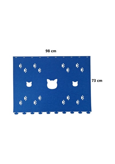 Kedi Oyuncağı Tüneli 1. Kalite 3mm Keçeden Geçmeli Kedi Ve Pati Figürlü 9 Renk A9