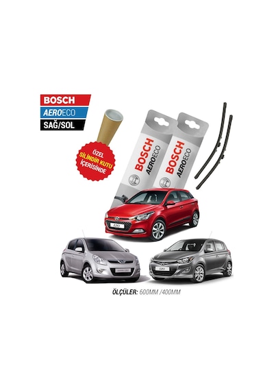 Bosch Aeroeco Hyundai i20 Muz Silecek (2008-2020) Bosch Aeroeco Hyundai i20 Muz Silecek (2008-2020)