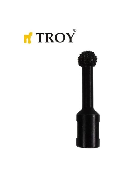 Troy 25080 Avuç Taşlama İçin Küresel Ahşap Zımpara, Öğütme Ucu, M14-20
