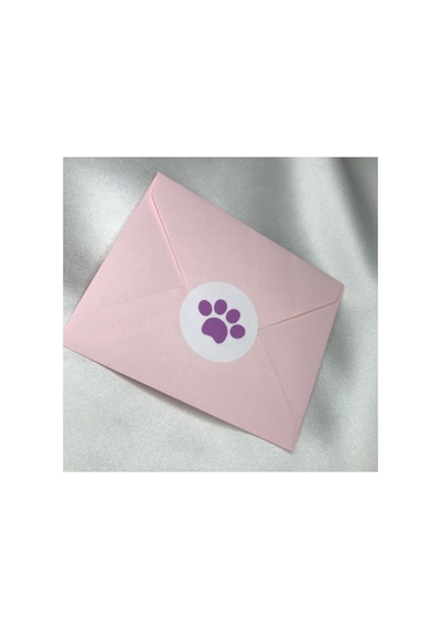 Pembe Paw Sticker Kedi Köpek Pati Pençe Beyaz Arkaplan Yuvarlak Mat Etiket Rosa 3 Cm - 200 Adet Çok Renkli