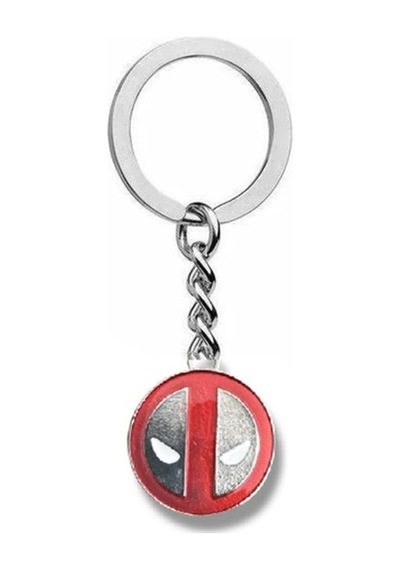 Deadpool Yüz Figürlü Anahtarlık Marvel Temalı Unisex Aksesuar
