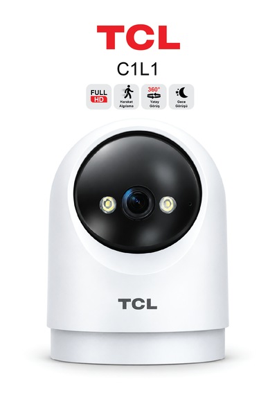 Tcl C1l1 360 Full Hd Akıllı Güvenlik Kamerası Distribütör