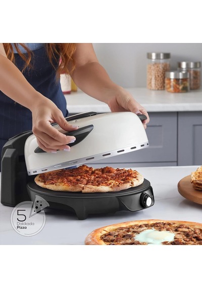 Karaca Gastro 10 İn 1 Pizza Ve Lahmacun Makinesi, Soft Cream