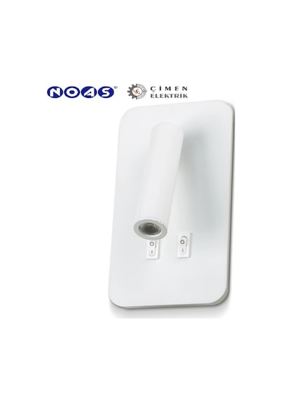 1 Adet Noas Yl85 1732 Beyaz Kasa Ronda Led Dekoratif Aplik 3+7w 3200k Gün Işığı .