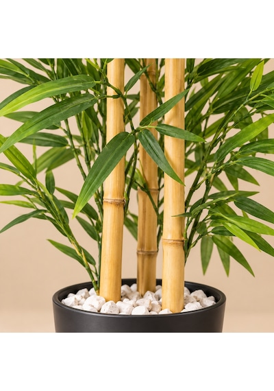 150 Cm Bambu Ağacı 4 Gövdeli Çok Renkli