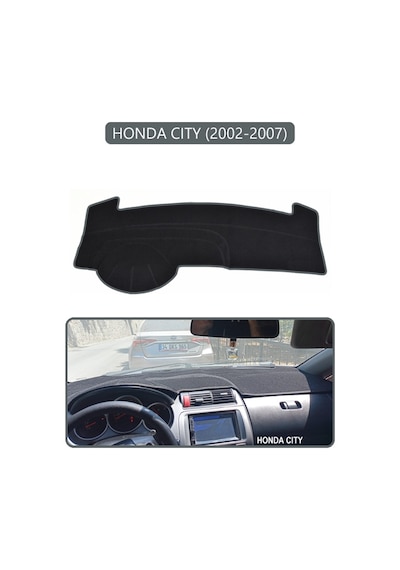 Honda Cıty 2002-2007torpido Koruma Halısı Gri Kenar