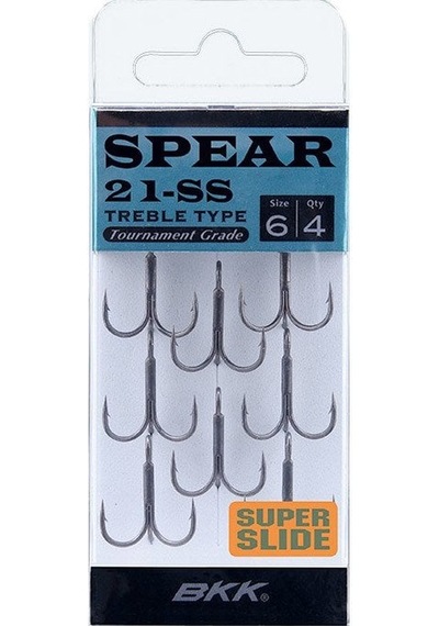 Bkk Spear-21 Ss Üçlü Olta İğnesi 6 8 Pcs