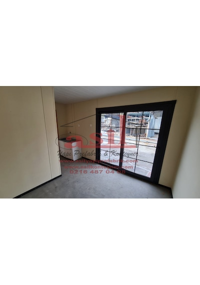21 M² 1+1 Ahşap Desen Betopanlı, Römorklu Tiny House Konteyner