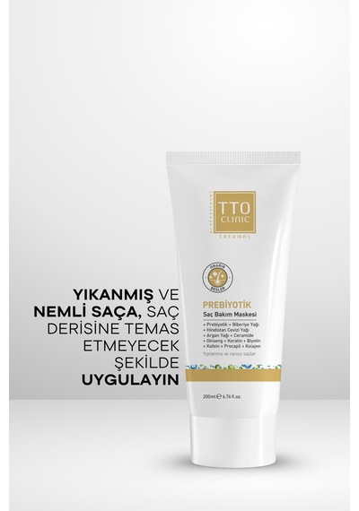 Tto Clinic Prebiyotik Dökülme Önleyici Saç Bakım Maskesi