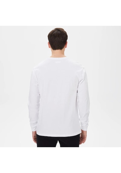 Columbia Cs0354 Csc Basic Erkek Uzun Kollu T-shirt Beyaz