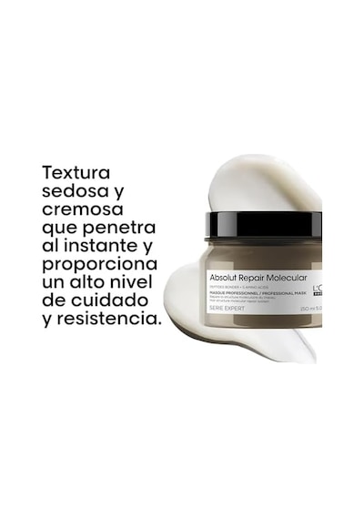 Professionnel Paris Serie Expert Absolut Repair Molecular Yıpranmış Saçlar İçin Durulanmayan Maske 150 Mililitre