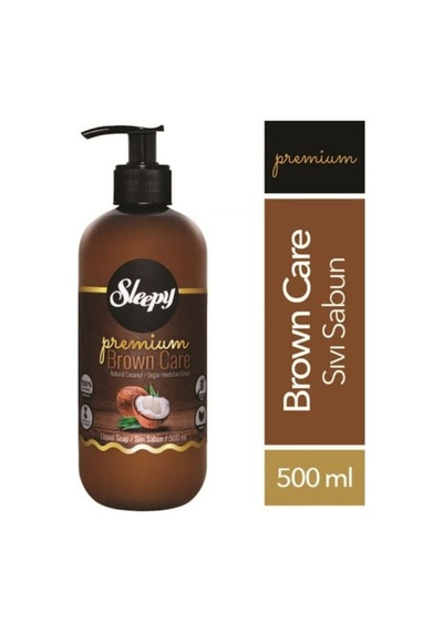 Sivi Sabun Premium Brown Care Doğal Hindistan Cevizi 500 Ml 12'li Paket