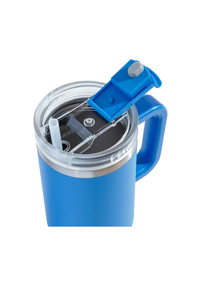 Tyeso Qq Termos Sızdırmaz Pipetli Çift Duvarlı Vakumlu 1200ml TS-8868M Mavi