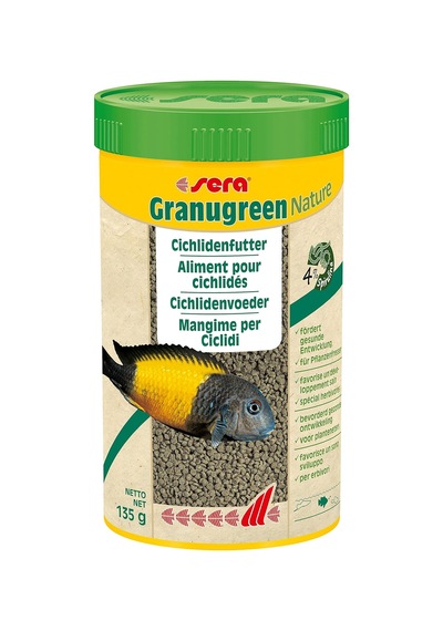 Sera Granugreen Küçük Otobur Çikletler İçin Yeşil Yem 250 Ml 116 Gr